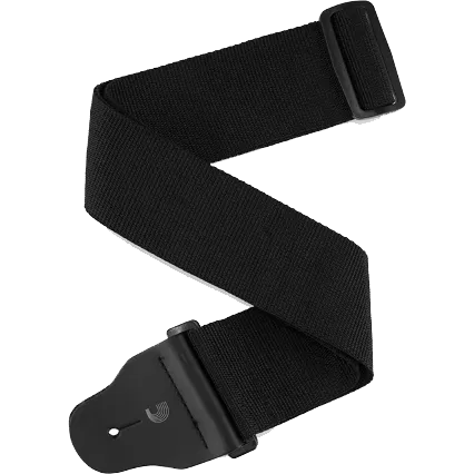 D'Addario Padded Bass Guitar Strap - Black - 3"