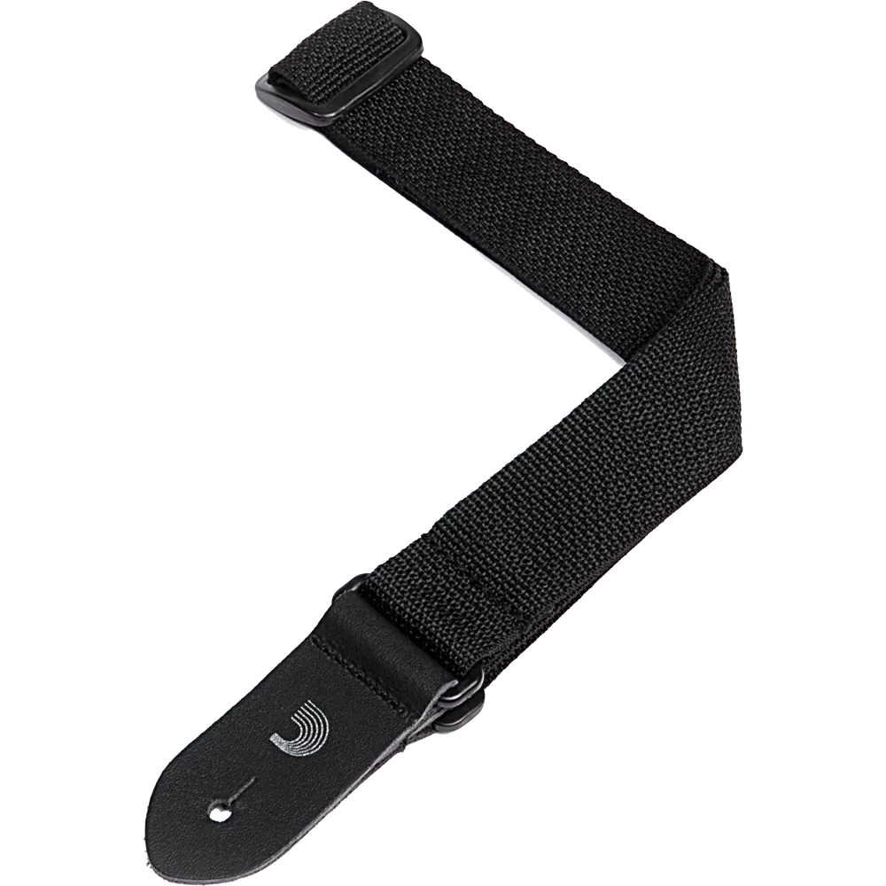 D'Addario Polypropylene Ukulele Strap - Black - 1.5"