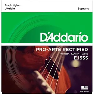D’ADDARIO PRO-ARTE RECTIFIED BLACK NYLON UKULELE STRING SET