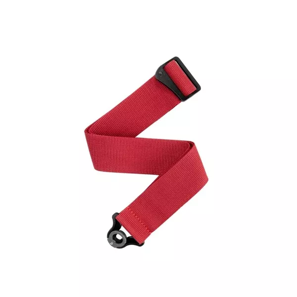 D'ADDARIO PWSAL401 Auto Lock Polypro Guitar Strap, Red