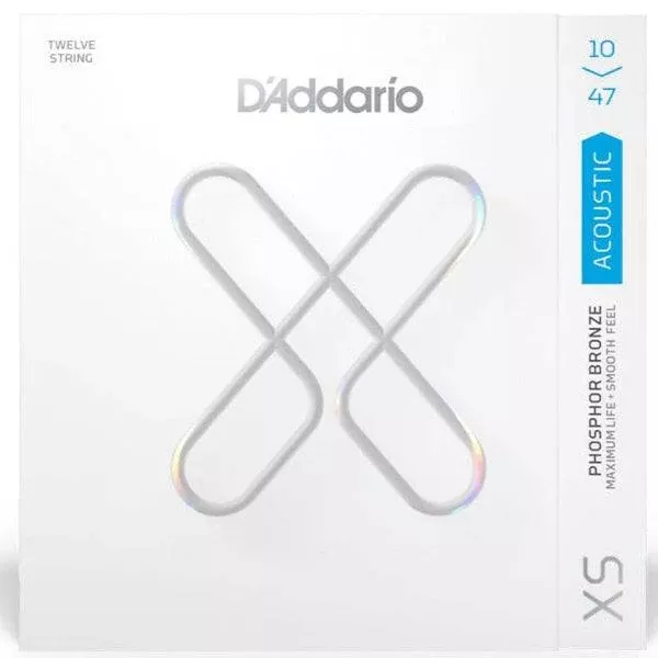 d-addario-xsapb104712-12-string-light-xs-phosphor-bronze-acoustic-guitar-strings D'ADDARIO XSAPB104712 12-String Light XS Phosphor Bronze Acoustic Guitar Strings (10-47)
