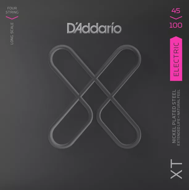 D’ADDARIO XT BASS STRING SET, LONG SCALE, NICKEL PLATED STEEL
