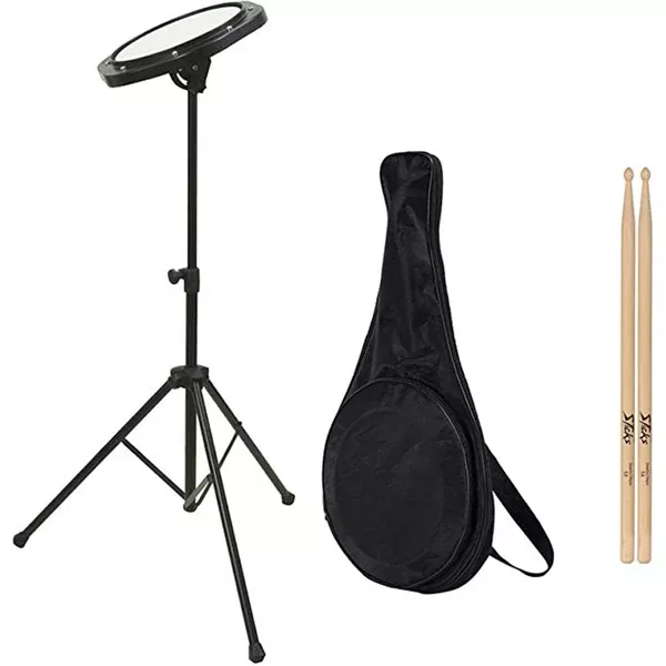 DRUM FIRE DFP5500 Drum Practice Pad w/ Stand & Bag