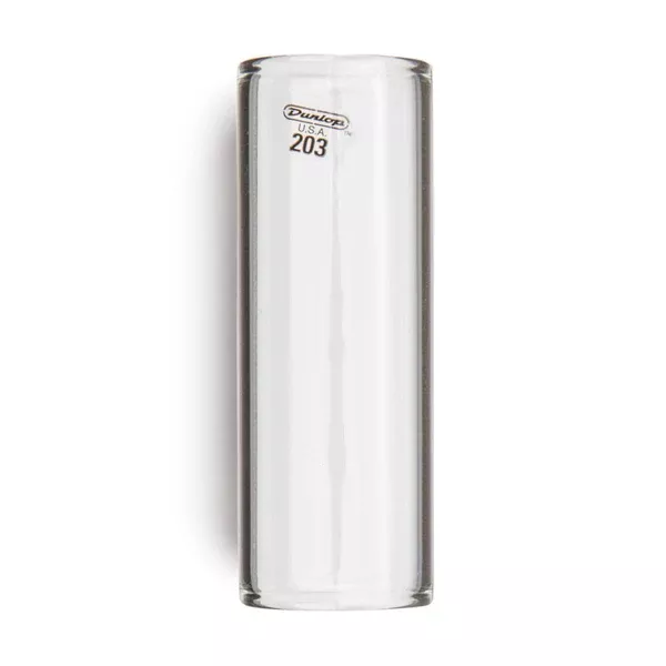 DUNLOP 203 Pyrex Glass Guitar Slide, Regular Wall Large