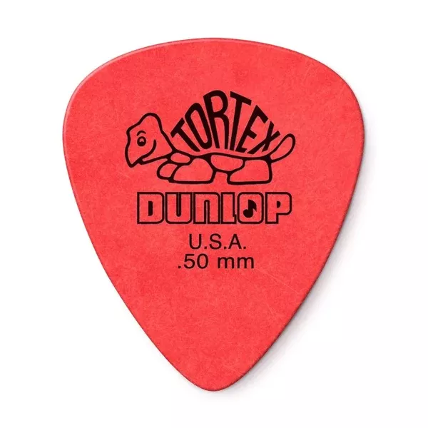 dunlop-418p50-50-tortex-standard-guitar-picks DUNLOP 418P50 .50" Tortex Standard Guitar Picks