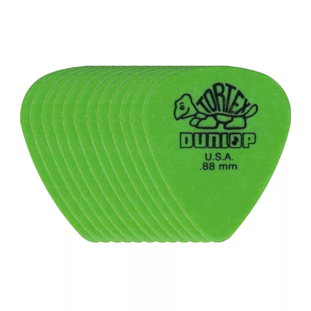 dunlop-418p88-tortex-standard-88mm-green-guitar-picks-12-pack Dunlop 418P88 Tortex Standard .88mm Green Guitar Picks (12-Pack)