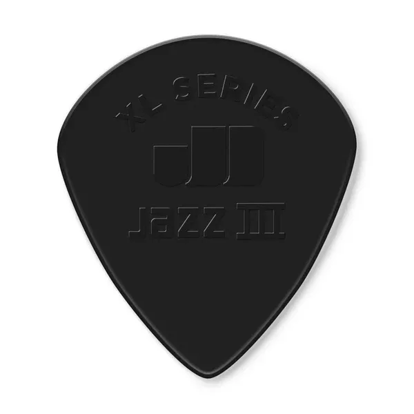 dunlop-47pxls-jazz-iii-pick-1-38-black-stiffo-xl-6pk DUNLOP 47PXLS Jazz III Pick 1.38 Black Stiffo XL 6pk