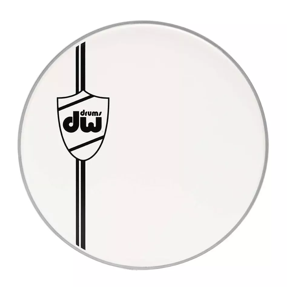 dw-20in-coated-white-bass-drum-head-classic DW 20in COATED WHITE BASS DRUM HEAD CLASSIC