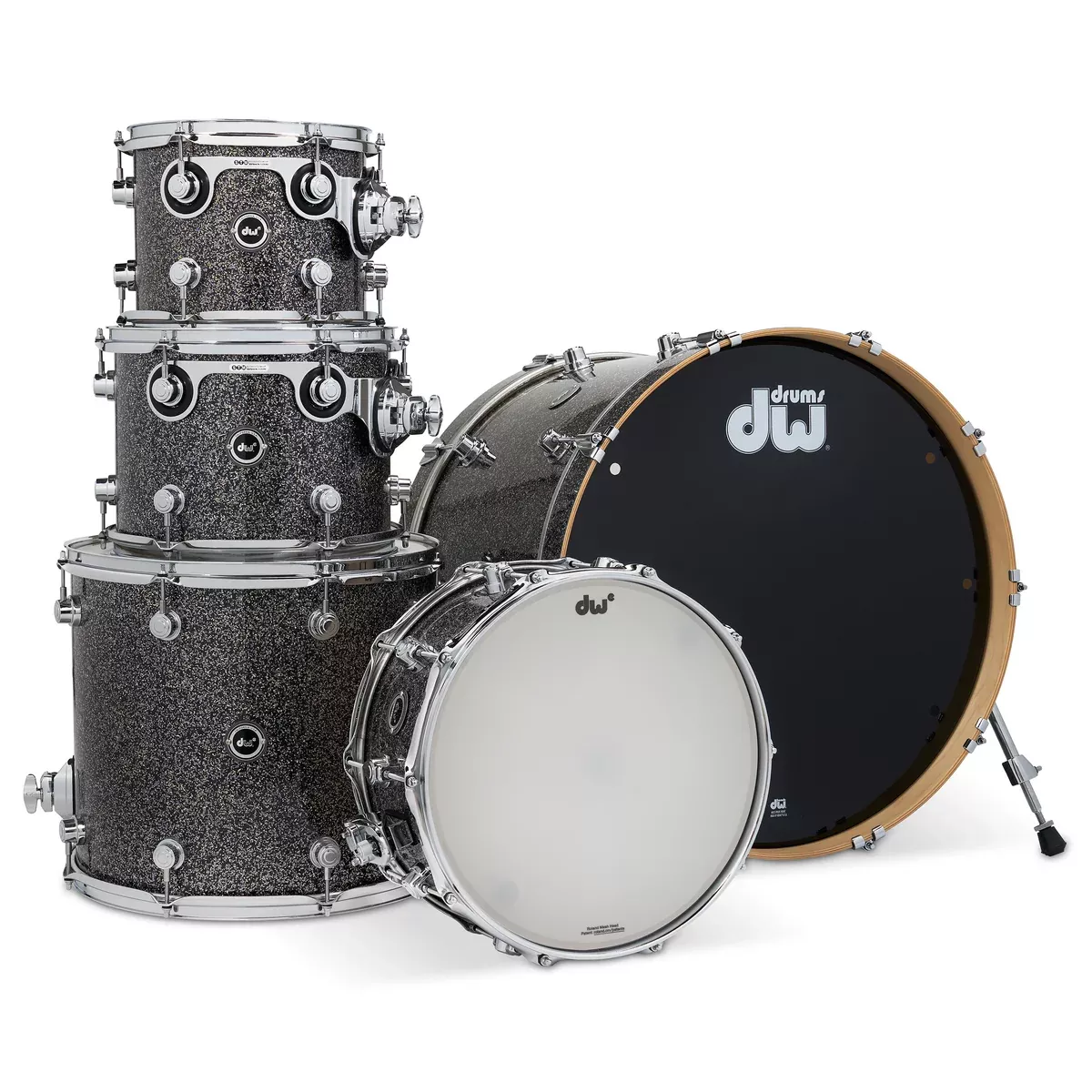 DWe 5-piece Shell Packs - Black Galaxy