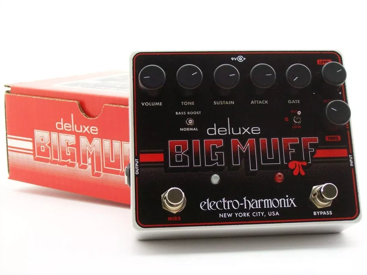 electro-harmonix-deluxe-big-muff-pi-distortion-sustainer-pedal Electro-Harmonix Deluxe Big Muff Pi Distortion/Sustainer Pedal