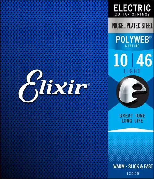 elixir-nickel-plated-electric-guitar-string-set-w-polyweb ELIXIR NICKEL PLATED ELECTRIC GUITAR STRING SET W/POLYWEB