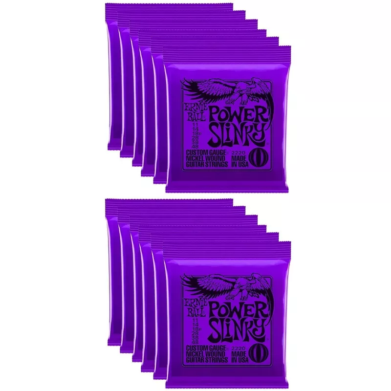 ernie-ball-2220-power-slinky-11-48-12-pack-bundle Ernie Ball 2220 Power Slinky 11-48 (12 Pack Bundle)