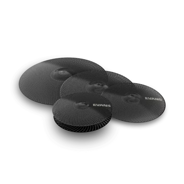 evans-db-one-drum-low-volume-cymbals-14-hh-16-18-20 Evans dB One Drum Low Volume Cymbals (14"HH 16" 18" 20")