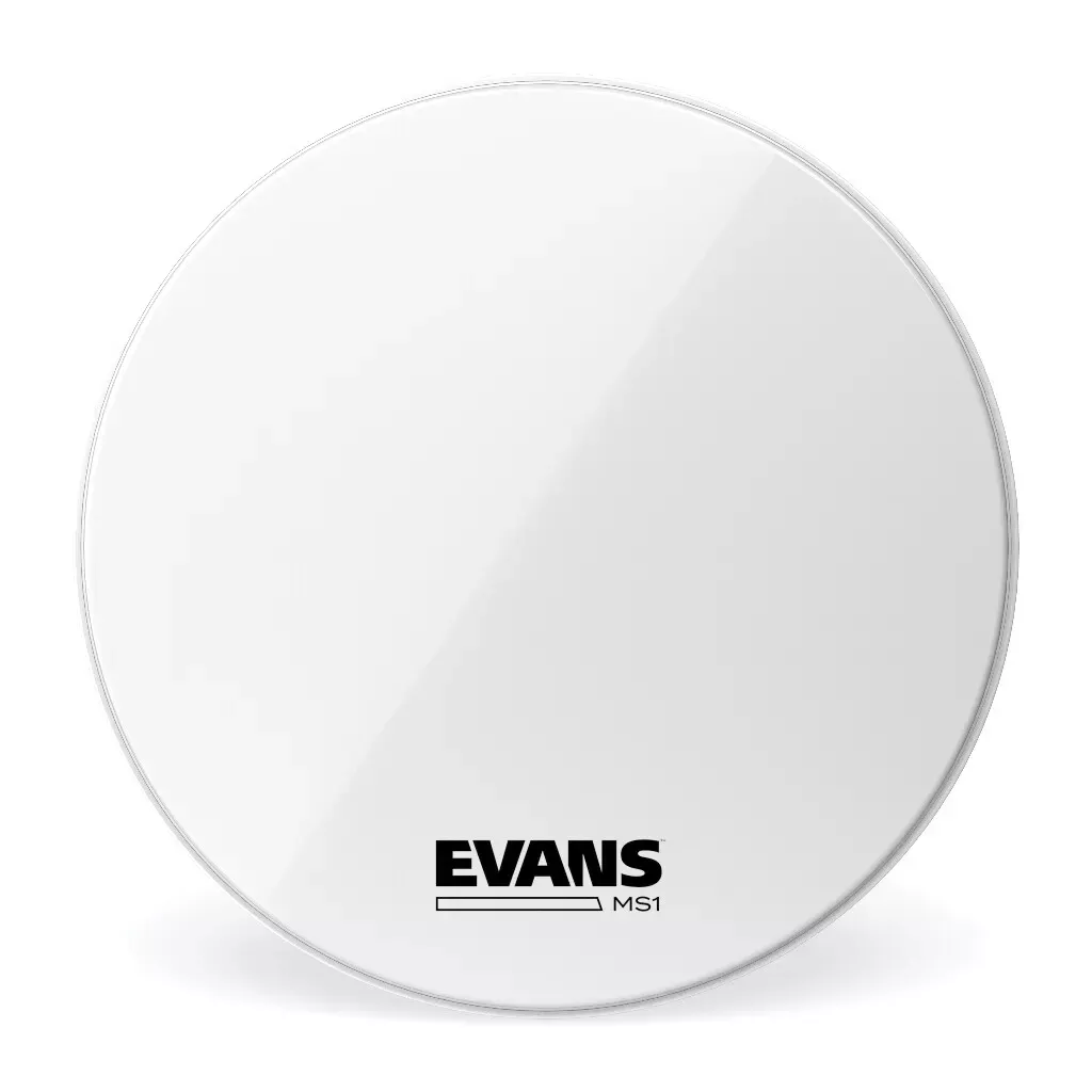 Evans MS1 White BD18MS1W 18" Marching Bass Drum Head
