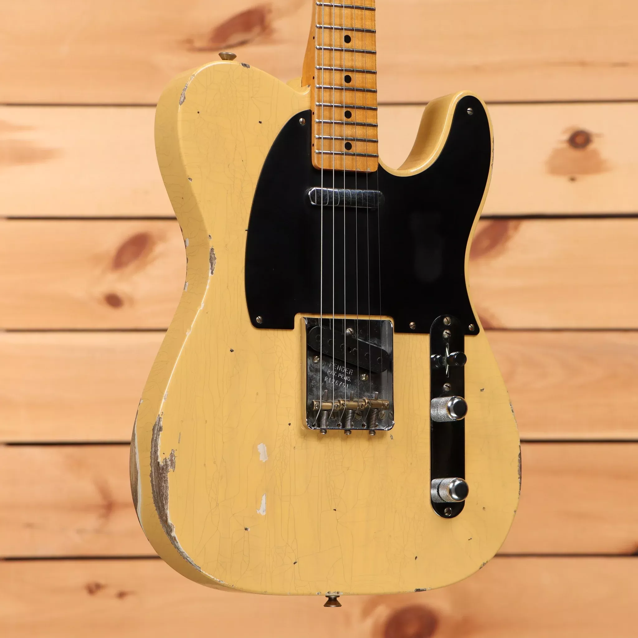 fender-custom-shop-52-telecaster-relic-aged-nocaster-blonde Fender Custom Shop '52 Telecaster Relic - Aged Nocaster Blonde