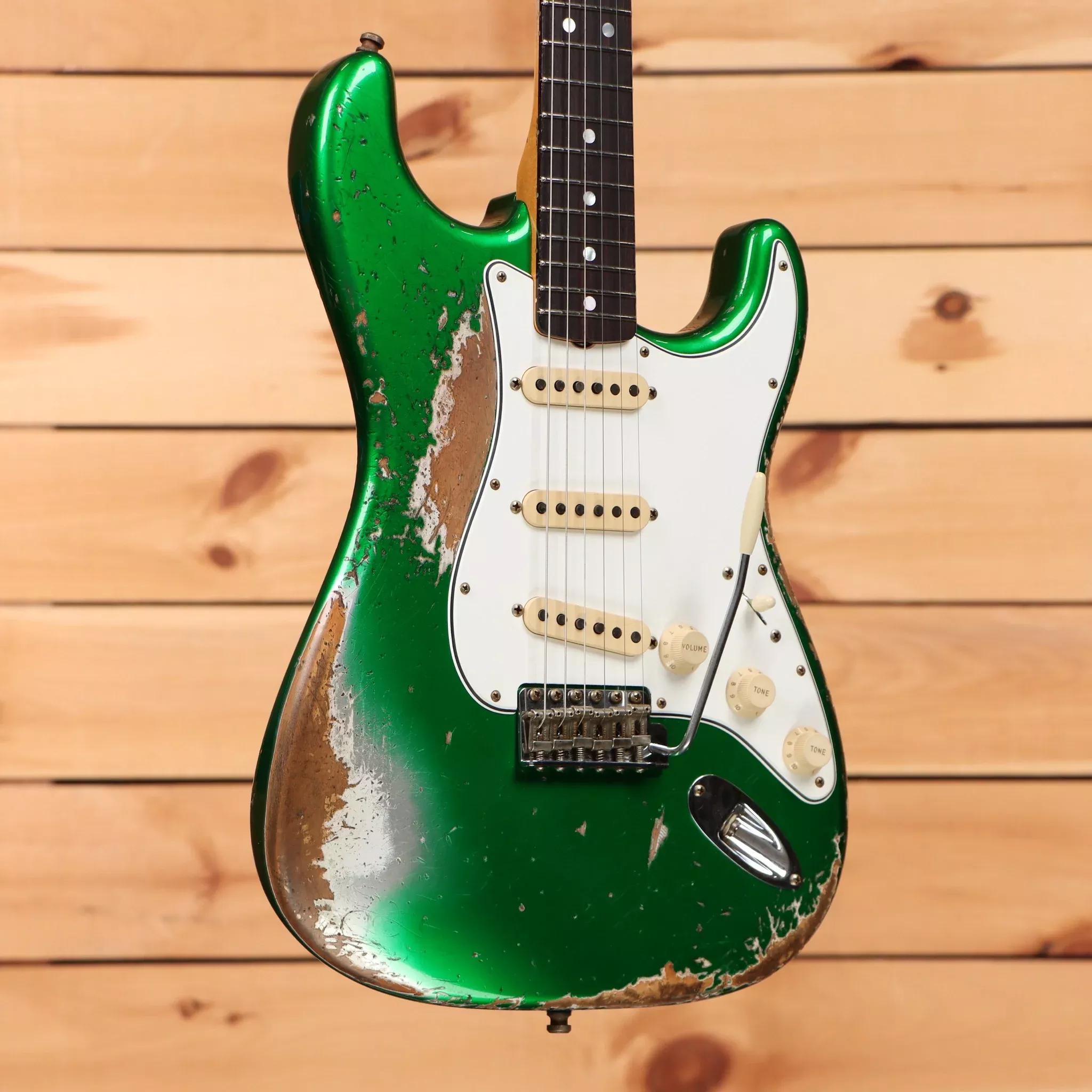 fender-custom-shop-stratocaster-pro-super-heavy-relic-candy-green Fender Custom Shop Stratocaster Pro Super Heavy Relic - Candy Green