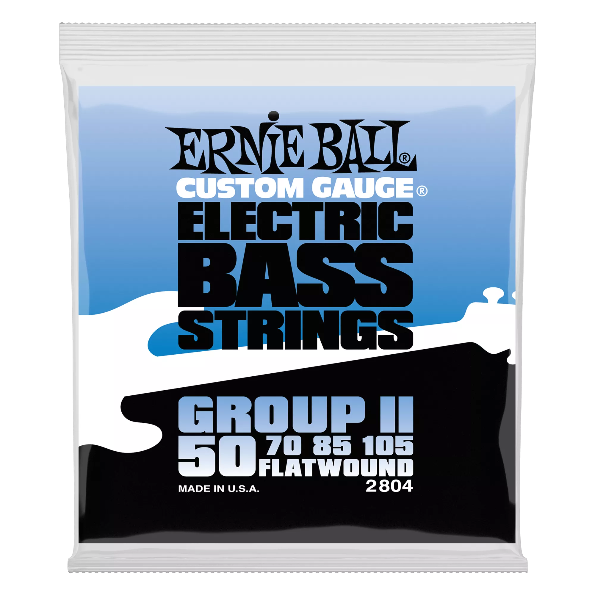 Flatwound Group II Electric Bass Strings – 50-105 Gauge