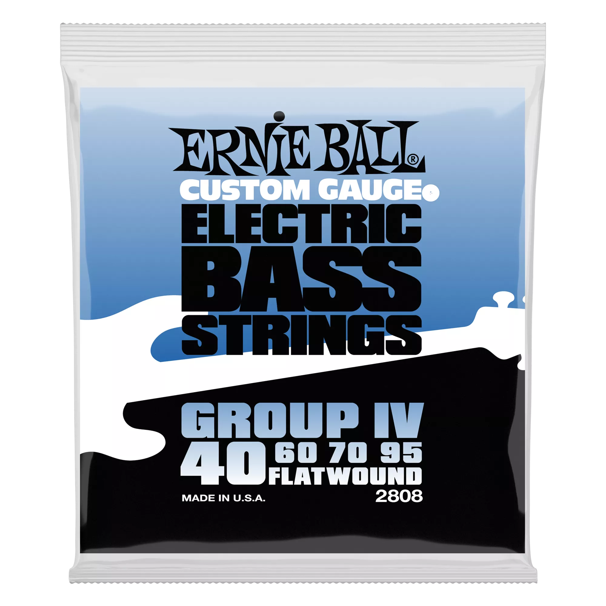 Flatwound Group IV Electric Bass Strings – 40-95 Gauge