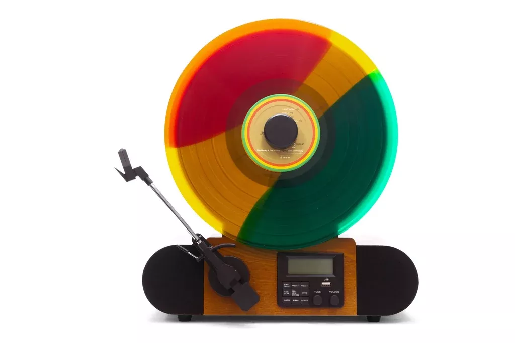 fuse-vert-vertical-vinyl-record-audio-player-system-w-speakers-wood Fuse Vert Vertical Vinyl Record Audio Player & System w/ Speakers - Wood