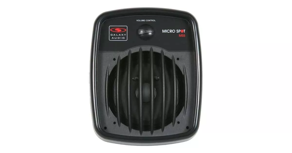 Galaxy Audio MS5 Micro Spot 5 – 100 Watt Personal Vocal Monitor