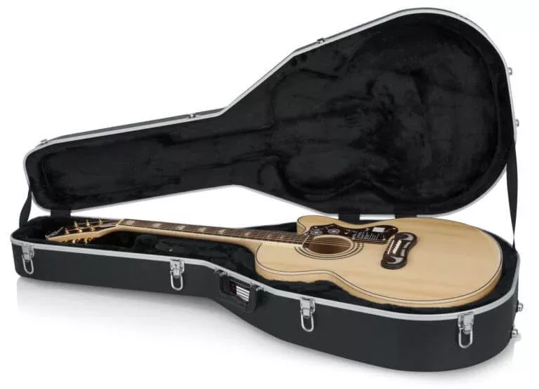 gator-cases-gc-guitar-series-jumbo-acoustic-guitar-case-black Gator Cases GC Guitar Series Jumbo Acoustic Guitar Case - Black