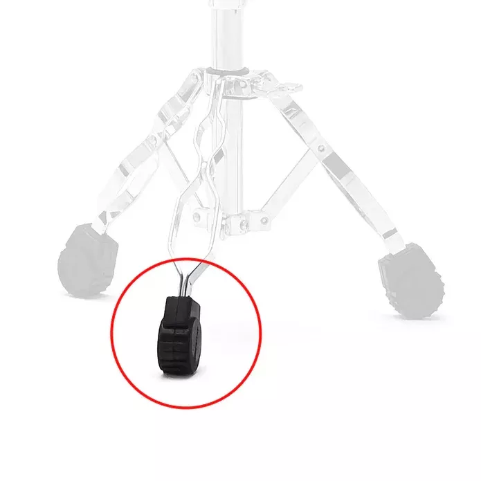 Gibraltar Round rubber foot for medium weight double braced stand base.