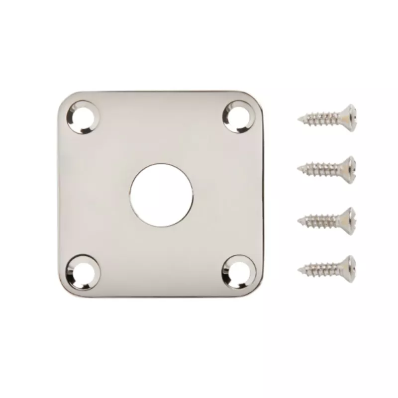 Gibson Metal Jack Plate Nickel