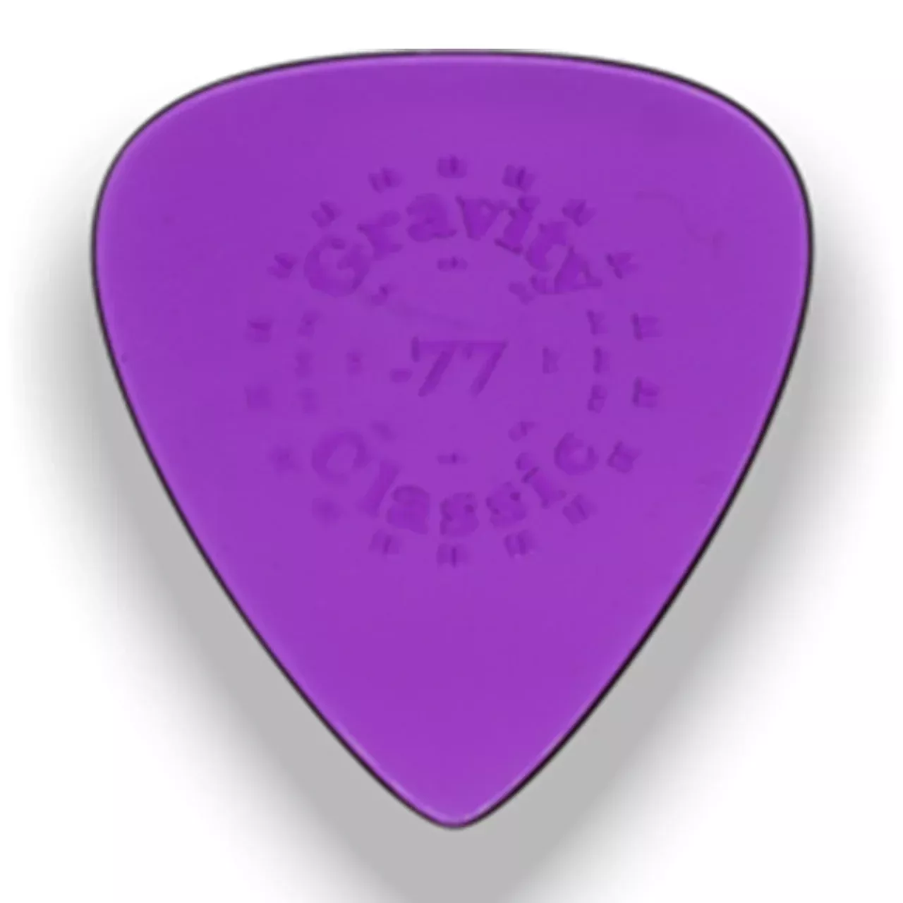 gravity-picks-purple-guitar-polished-pick Gravity Picks - Purple Guitar Polished Pick