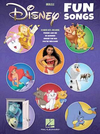 hal-leonard-00291547-disney-fun-songs-ukulele HAL LEONARD 00291547 Disney Fun Songs for Ukulele