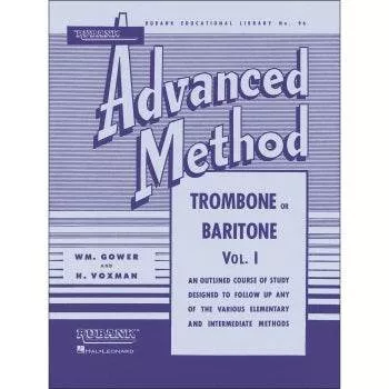 HAL LEONARD HL04470350 Rubank Advanced Method - Trombone or Baritone, Vol. 1