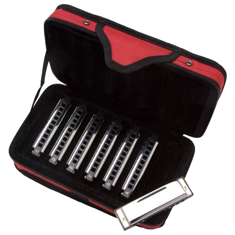 hohner-blues-band-7-piece-harmonica-set Hohner Blues Band 7 Piece Harmonica Set