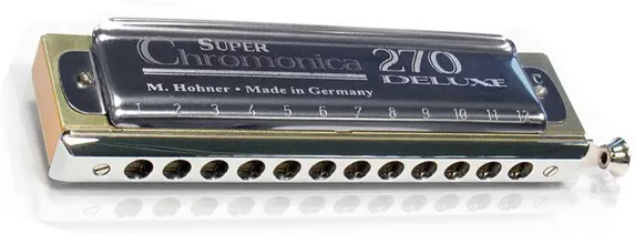 HOHNER SUPER CHROMONICA 270 DELUXE CHROMATIC HARMONICA KEY C