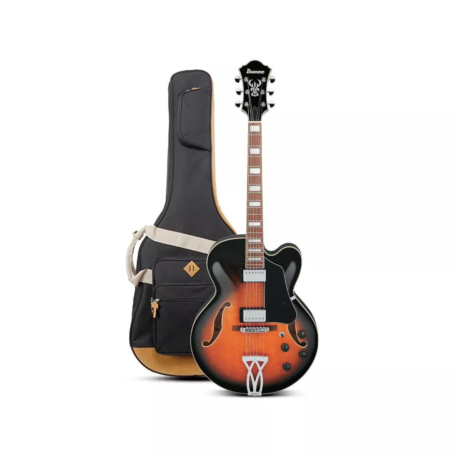 Ibanez AF Artcore 6-String Electric Guitar (Vintage Sunburst) with Gig Bag
