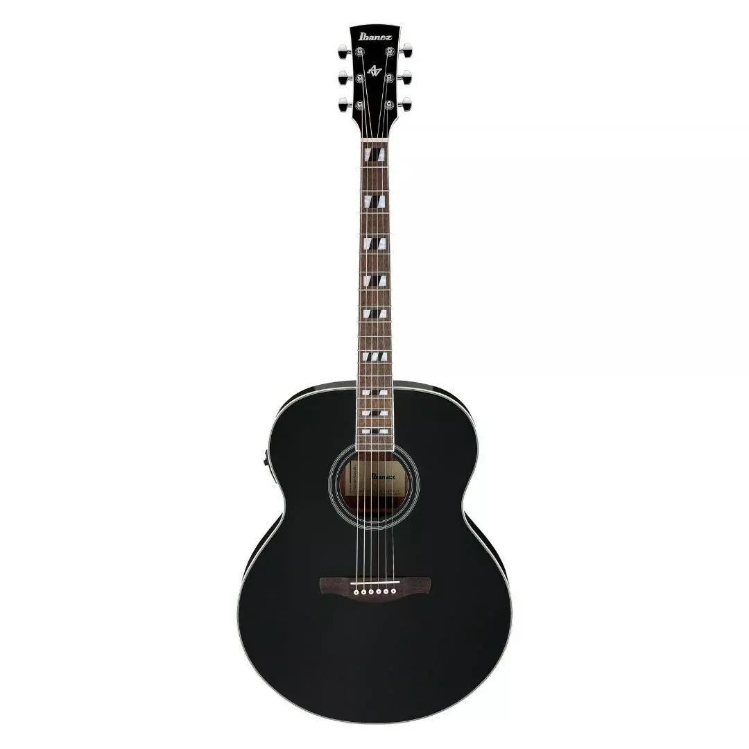 Ibanez AJ70M1E Black High Gloss AE Guitar