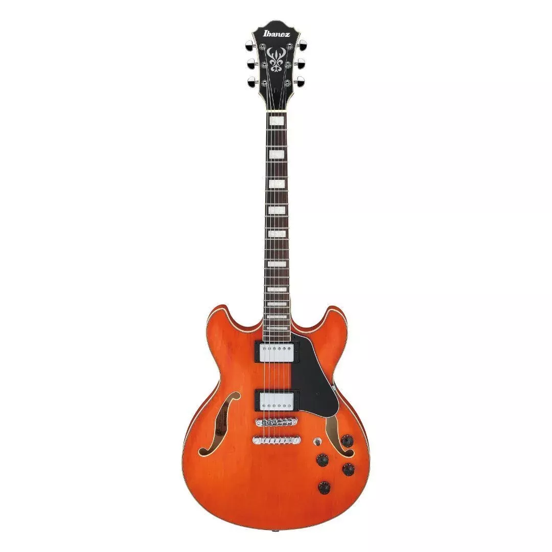 Ibanez AS Artcore 6str Electric Guitar- Transparent Tangerine Flat