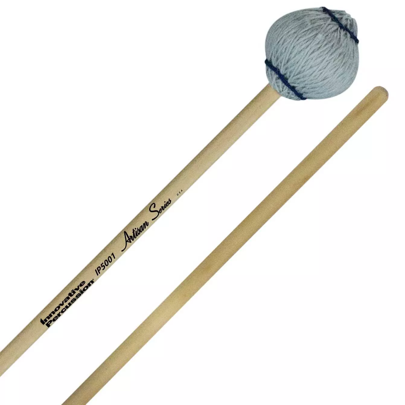 innovative-percussion-ip5001-soft-marimba-mallets-light-gray-yarn-cedar INNOVATIVE PERCUSSION IP5001 SOFT MARIMBA MALLETS LIGHT GRAY YARN CEDAR