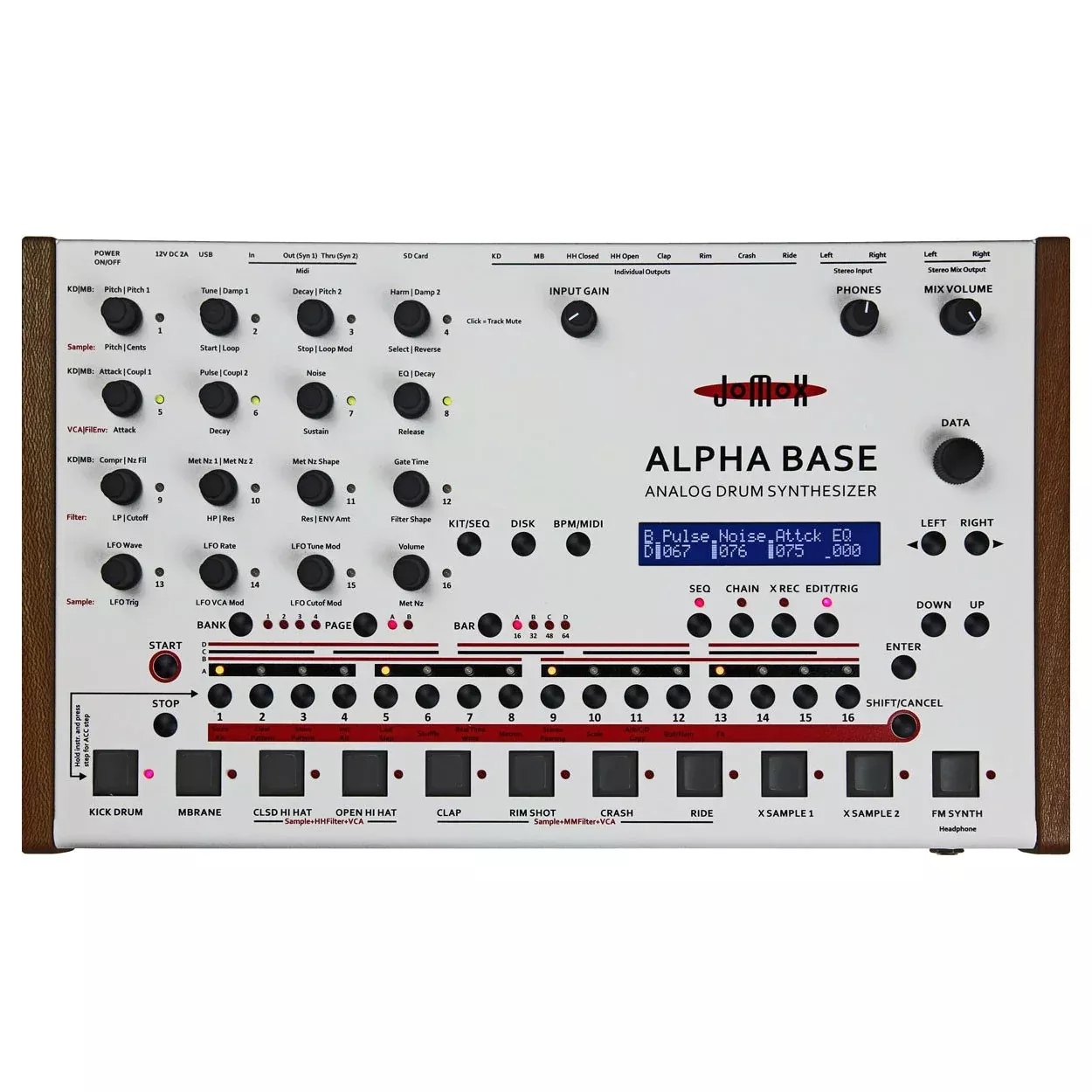jomox-alpha-base-analog-drum-synth JoMoX Alpha Base - Analog Drum Synth