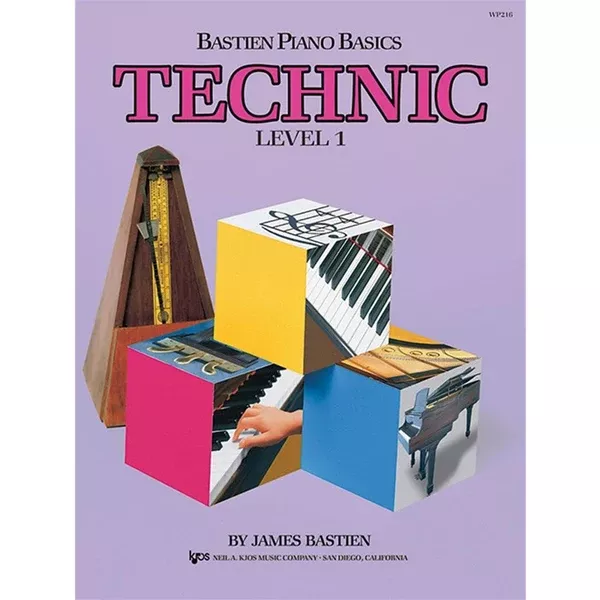 kjos-wp216-bastien-piano-basics-technic-level-1 KJOS WP216 Bastien Piano Basics Technic Level 1