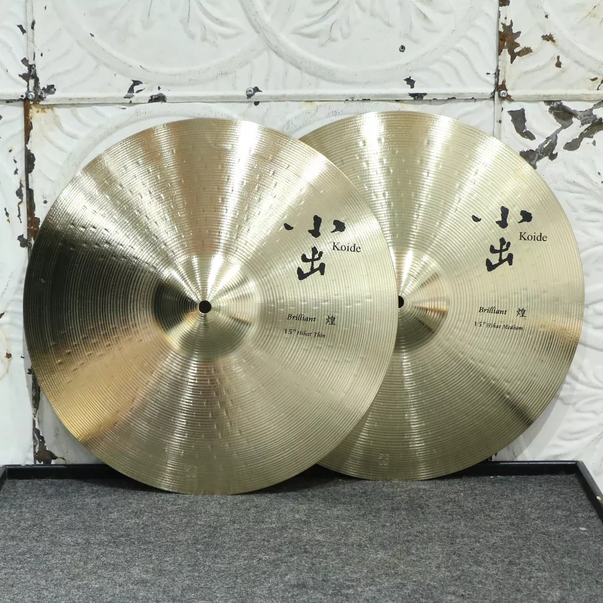 koide-brilliant-thin-top-medium-bottom-hi-hats-15in-950-1156g Koide Brilliant Thin top/Medium bottom Hi-Hats 15in (950/1156g)