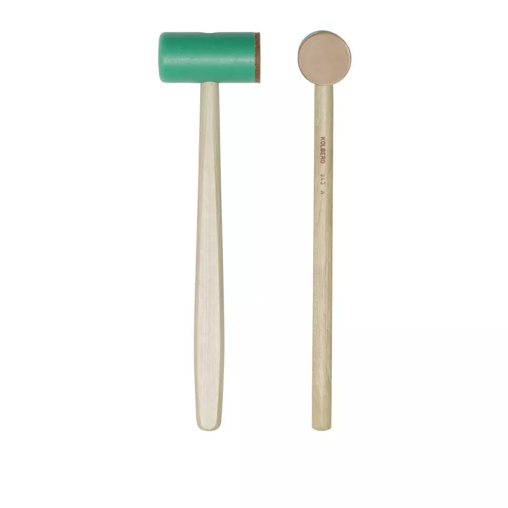 Kolberg 843W Tubular Bell Hammers soft plastic & leather, small