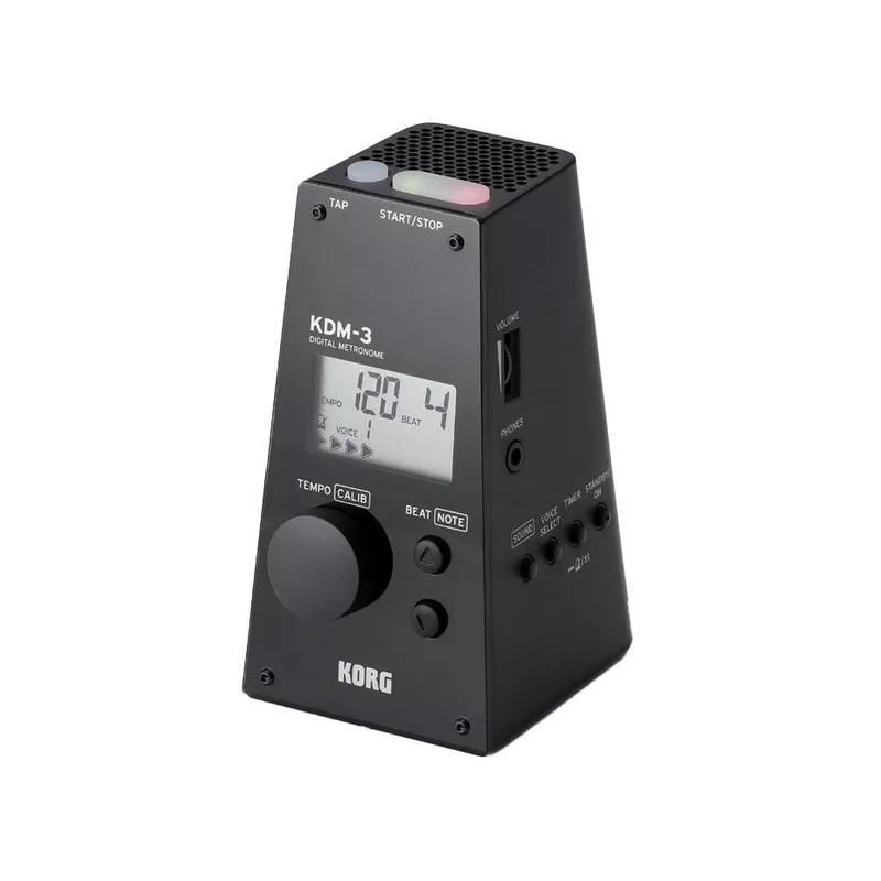 Korg KDM3 Digital Pyramid Metronome, Black