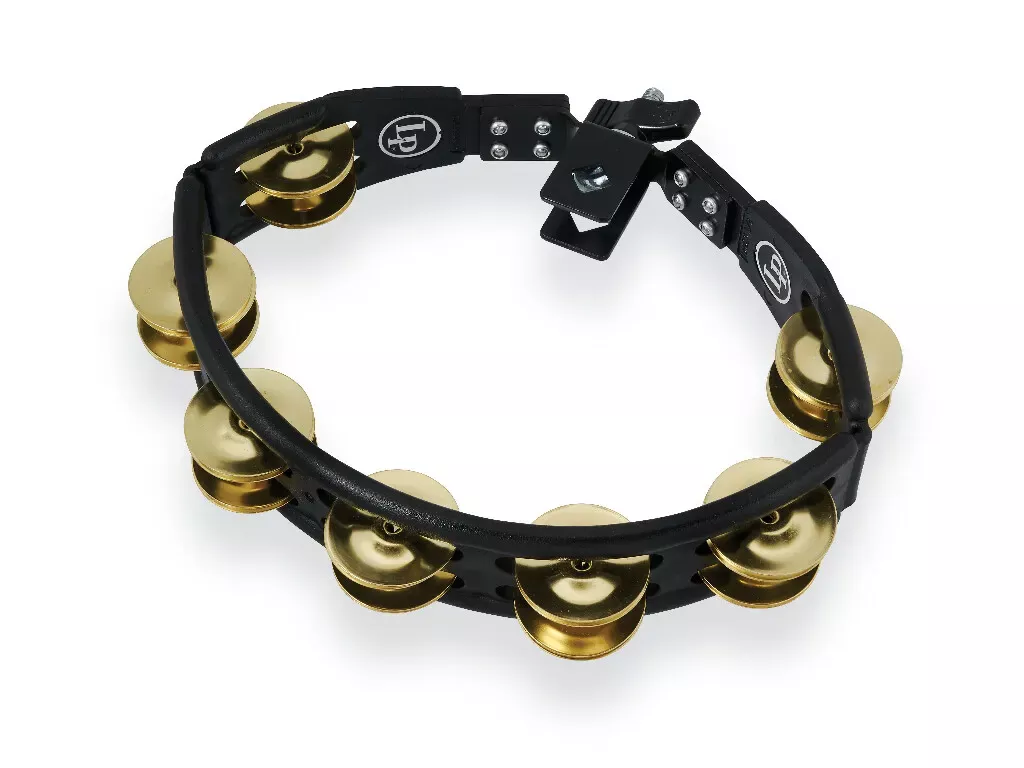 latin-percussion-lp175-cyclops-mounted-tambourine-w-brass-jingles-black Latin Percussion LP175 Cyclops Mounted Tambourine w/ Brass Jingles, Black
