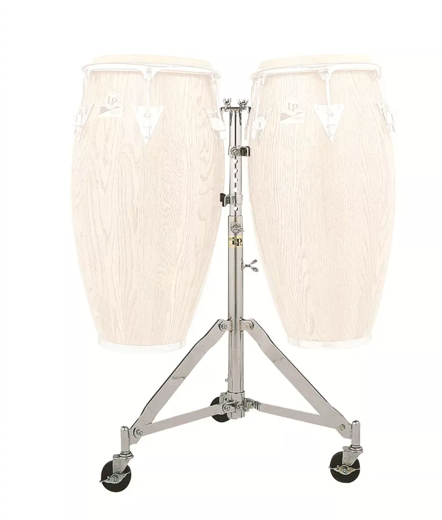 Latin Percussion LP290B Double Conga Stand w/Wheels