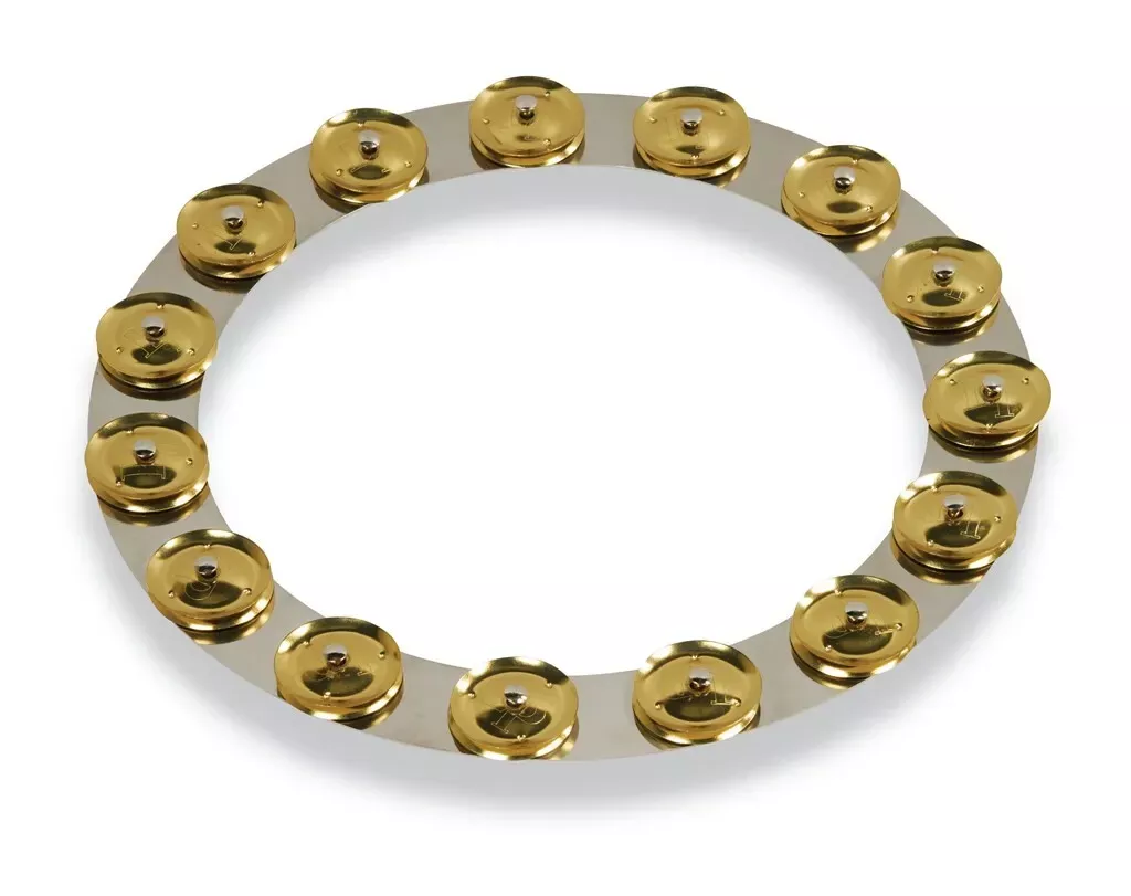 Latin Percussion LP3814SBS 14" Tambo-Ring, Stainless Steel w/ Brass Jingles