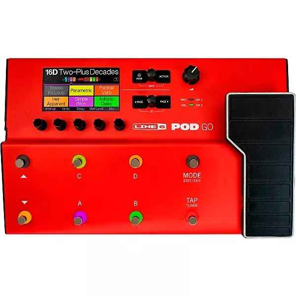 line-6-pod-go-red-limited-edition Line 6 - Pod Go Red Limited Edition