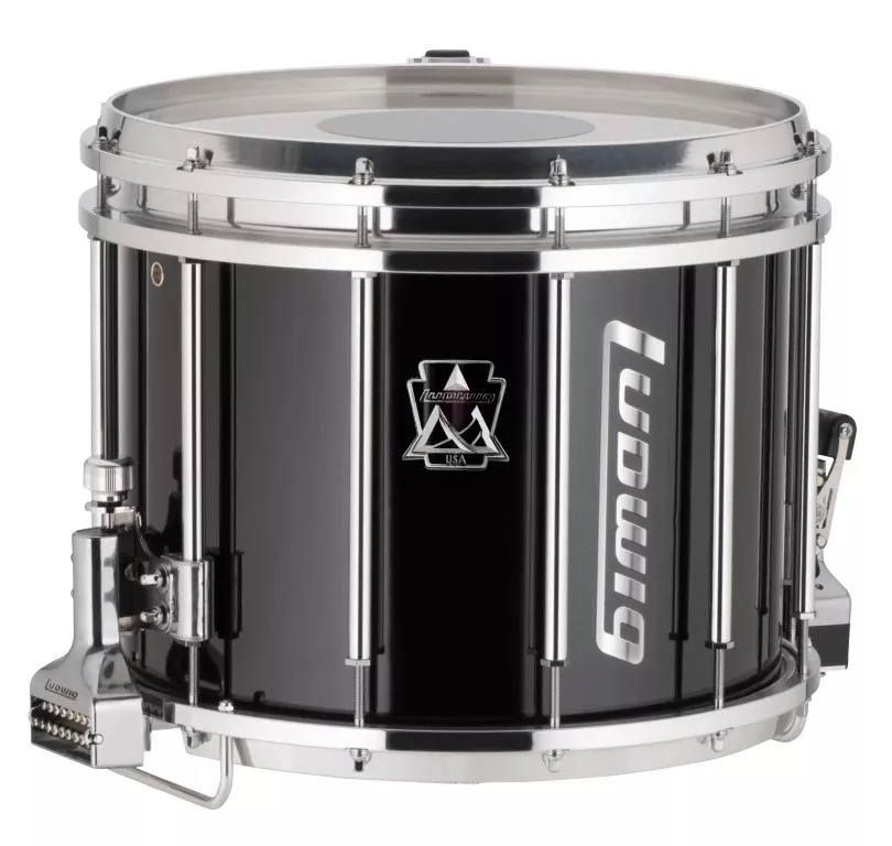ludwig-ultimate-14-x12-marching-snare-drum-black-cortex Ludwig Ultimate 14"x12" Marching Snare Drum, Black Cortex