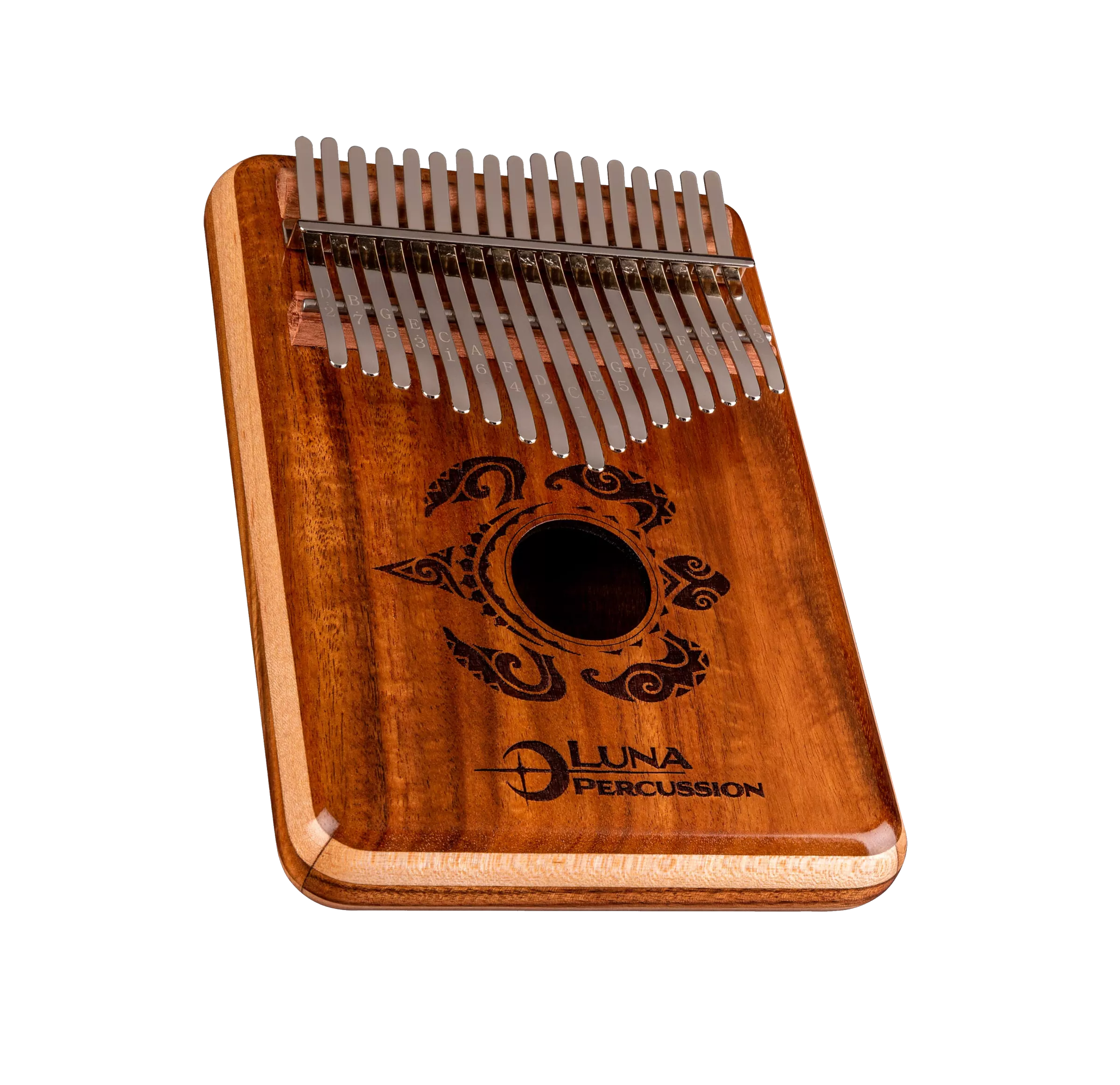 luna-honu-koa-17-key-kalimba-key-c Luna Honu Koa 17 Key Kalimba Key of C