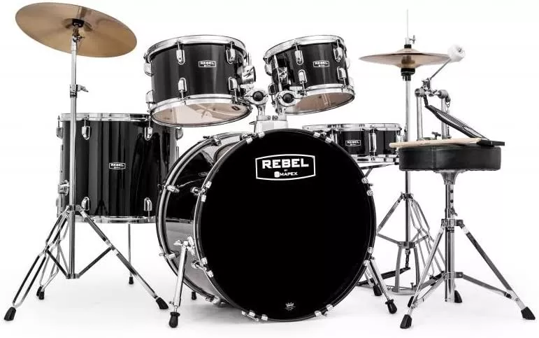 Mapex Rebel 5 Piece Complete Set in Black