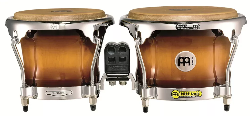 meinl-professional-series-fwb400gab-bongos-gold-amber-sunburst Meinl Professional Series FWB400GAB Bongos, Gold Amber Sunburst