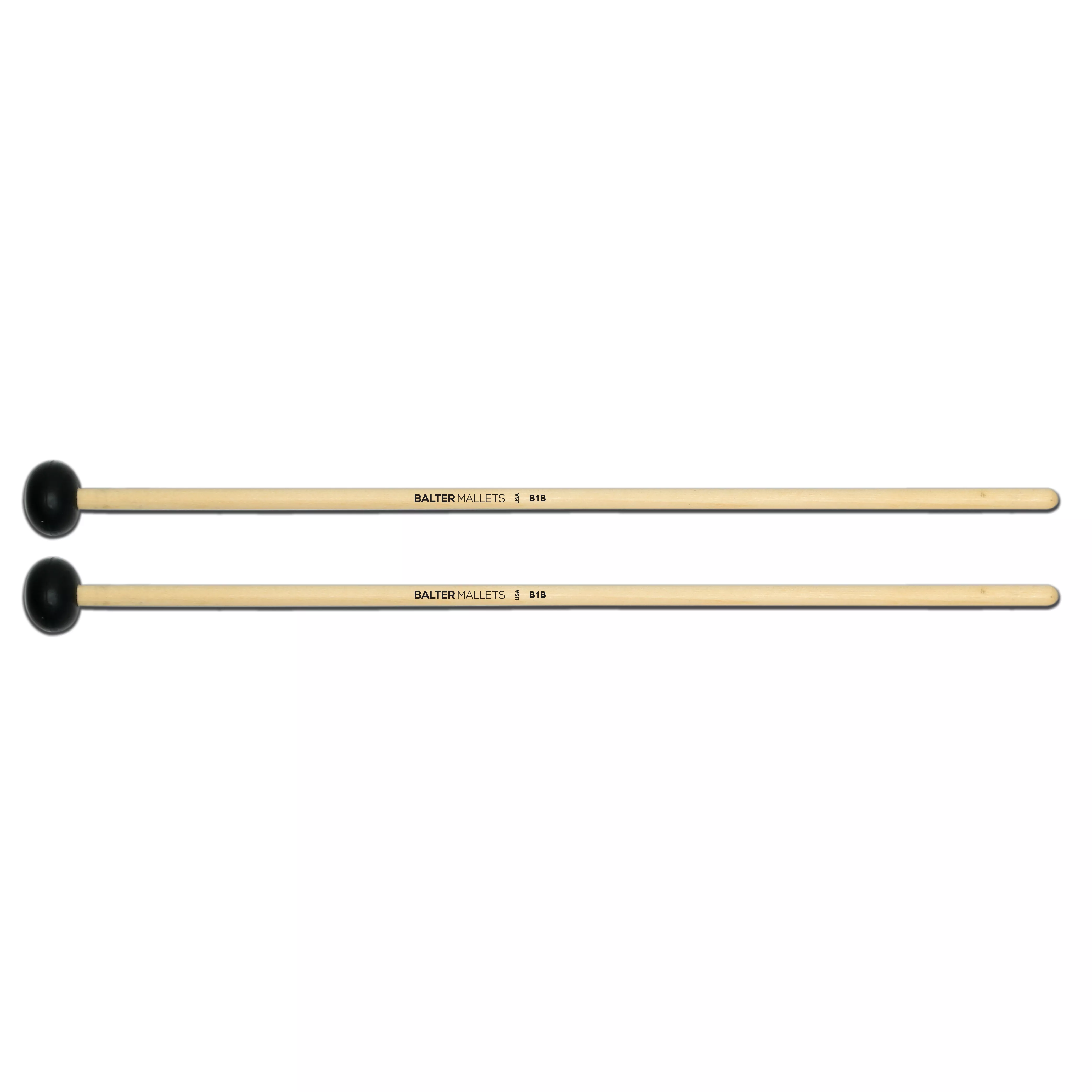 MIKE BALTER B1B MALLET OVAL BLACK RUBBER X-SOFT BCH